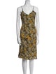 Rouje Animal Print Knee-Length Dress