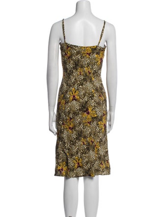 Rouje Animal Print Knee-Length Dress