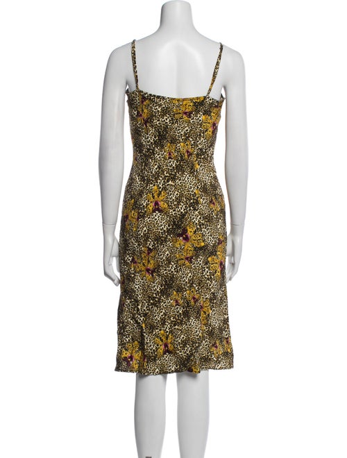 Rouje Animal Print Knee-Length Dress