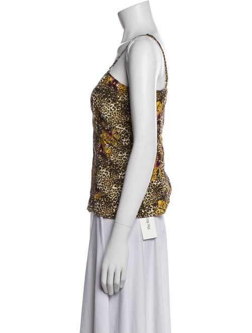 Rouje Animal Print V-Neck Top