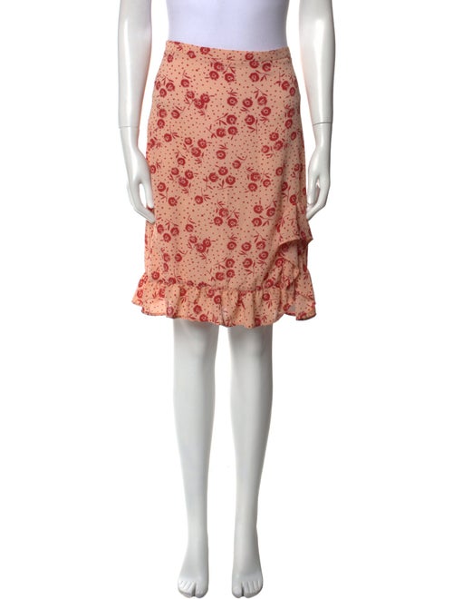 Rouje Printed Knee-Length Skirt