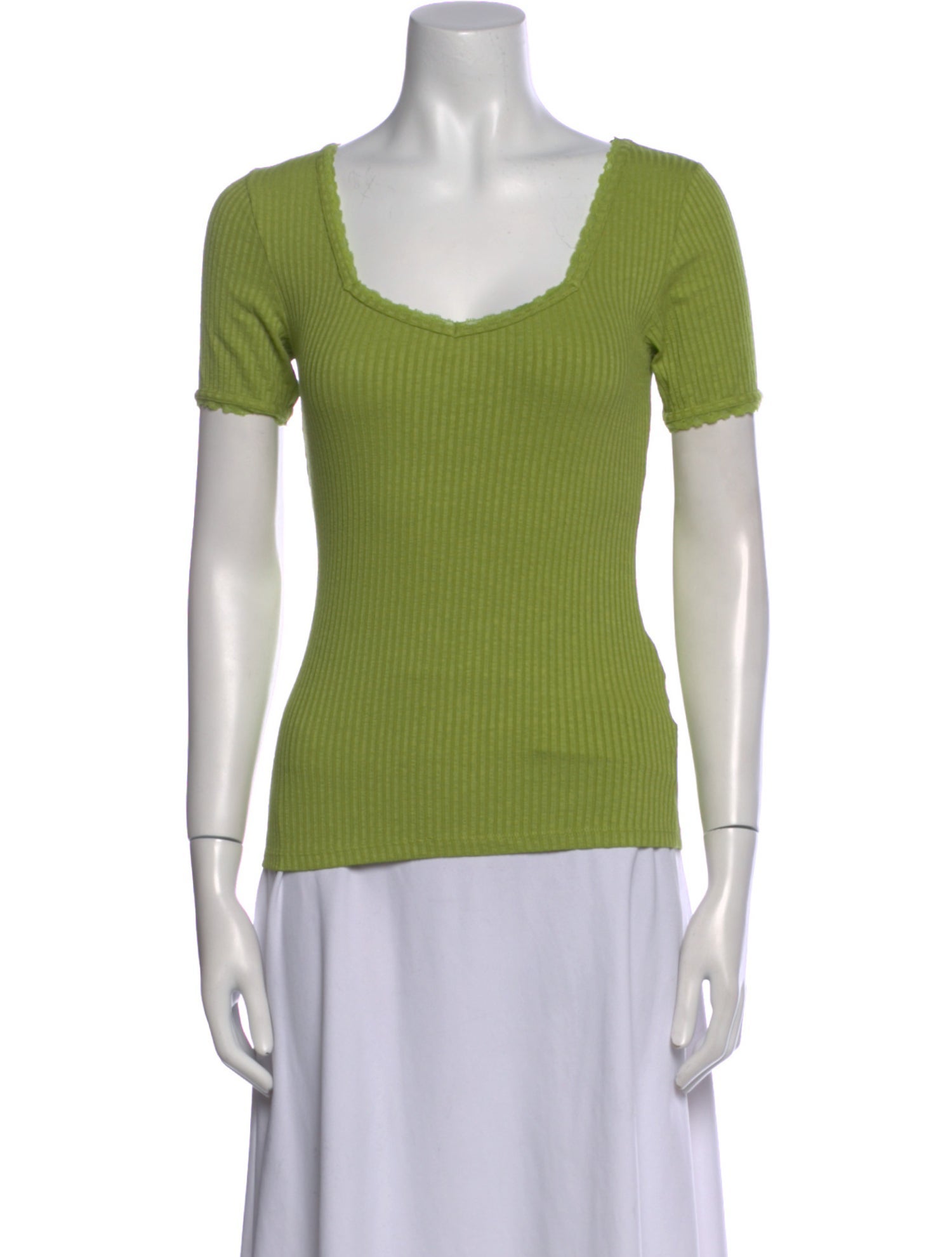 Rouje Scoop Neck Short Sleeve Top