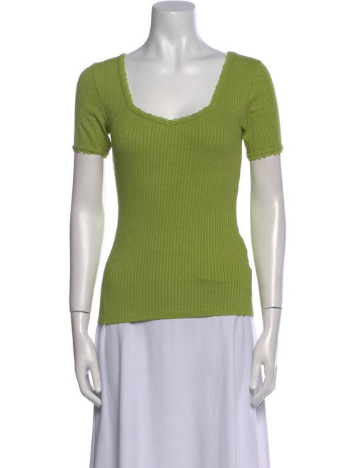 Rouje Scoop Neck Short Sleeve Top