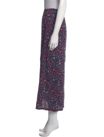 Rouje Floral Print Midi Length Skirt