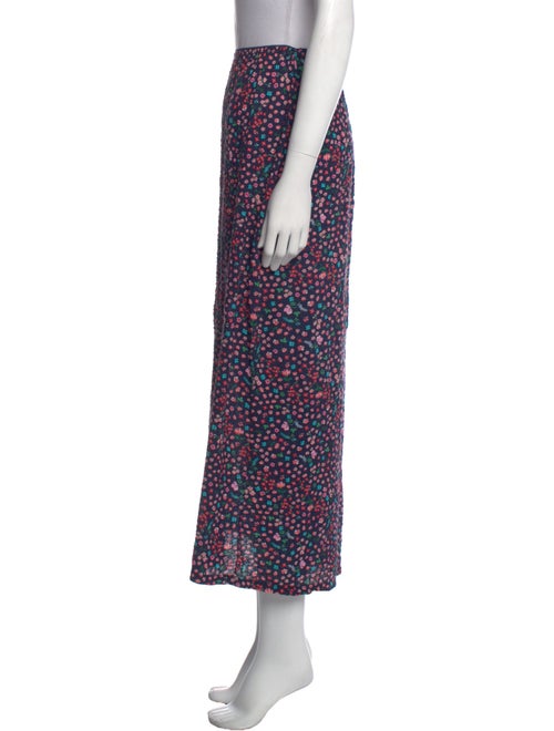 Rouje Floral Print Midi Length Skirt
