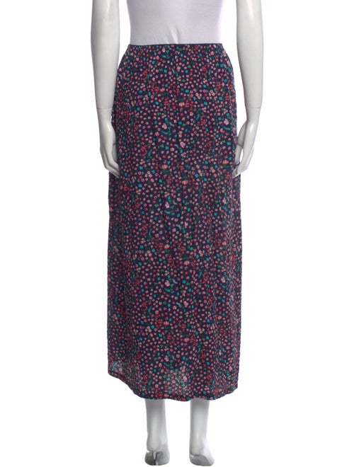 Rouje Floral Print Midi Length Skirt