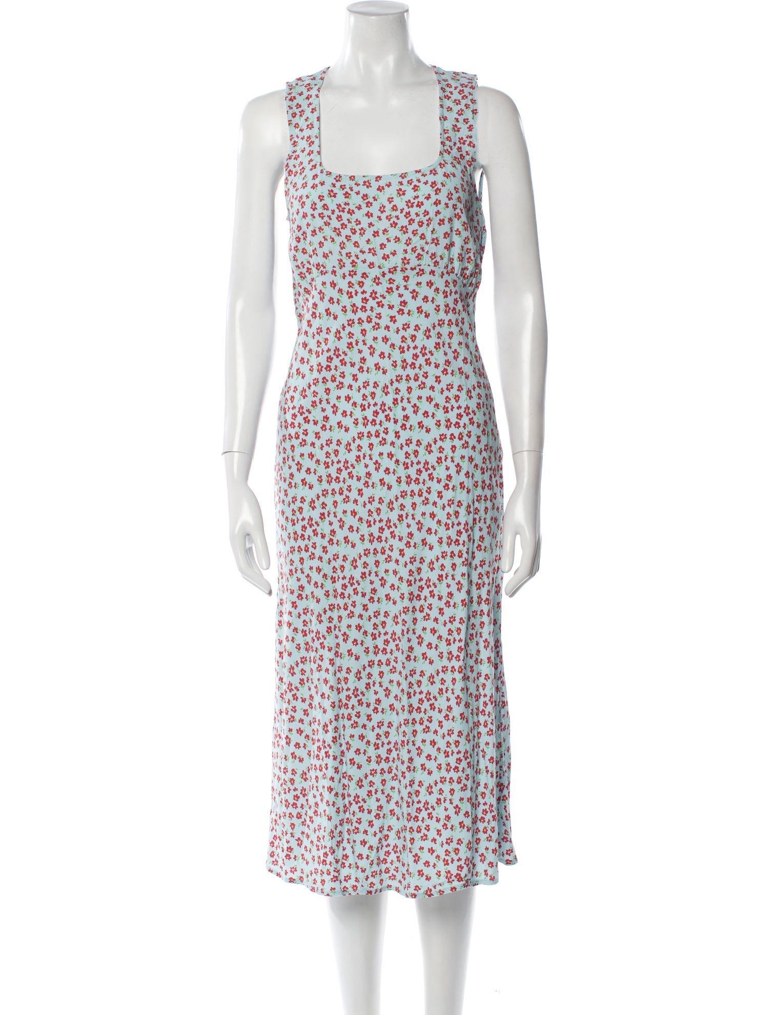 Rouje Floral Print Midi Length Dress w/ Tags