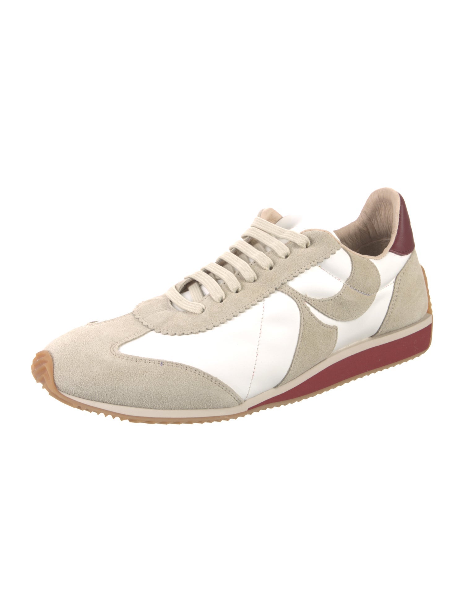 Rouje Suede Colorblock Pattern Sneakers w/ Tags