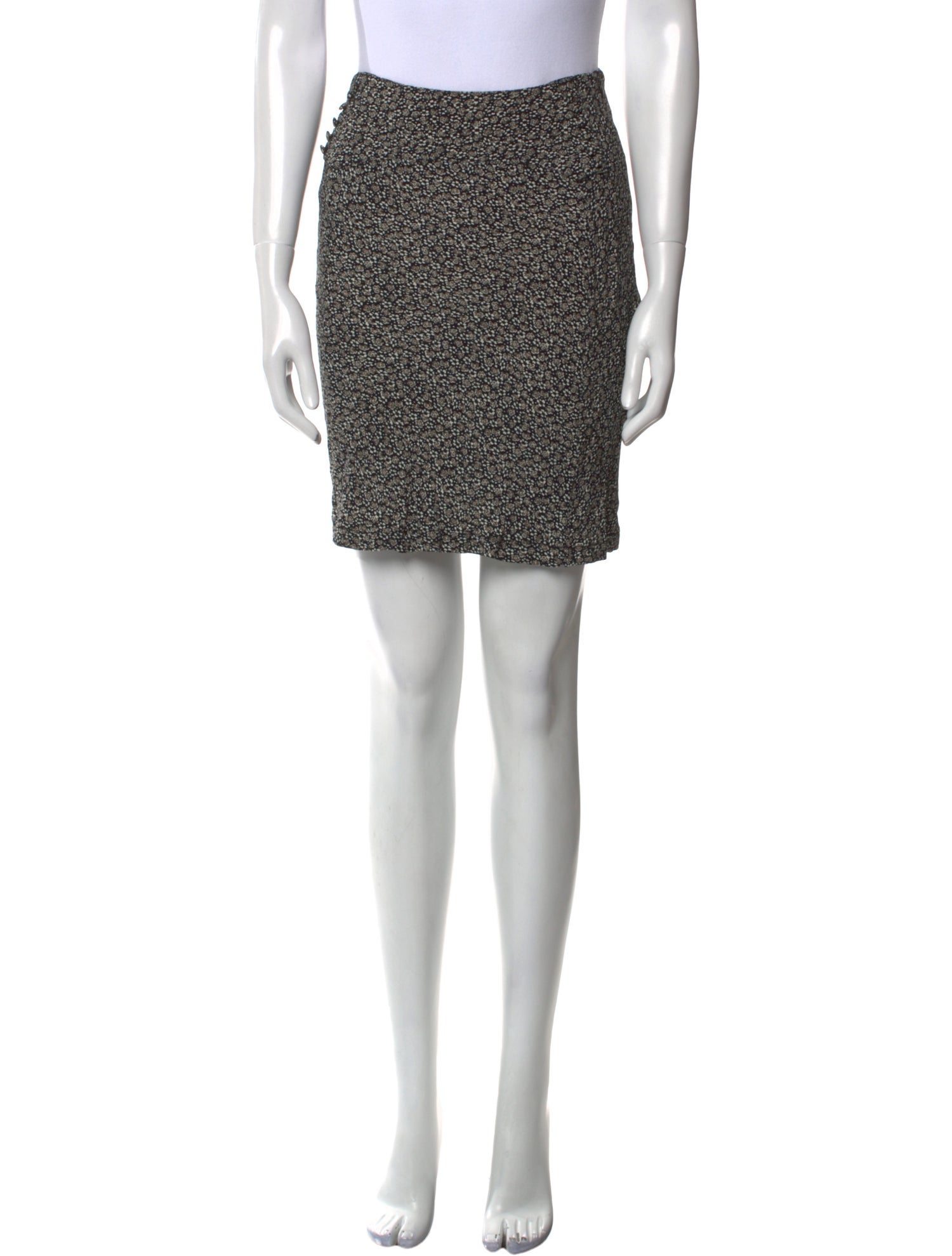 Rouje Floral Print Knee-Length Skirt