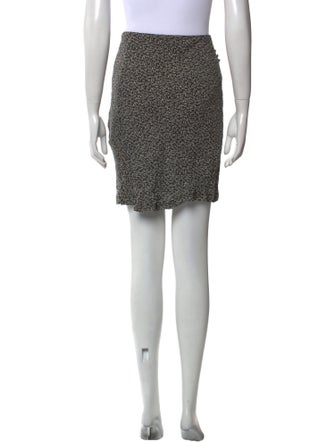 Rouje Floral Print Knee-Length Skirt