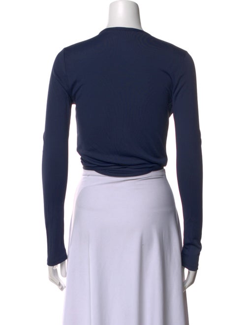 Rouje V-Neck Long Sleeve Crop Top