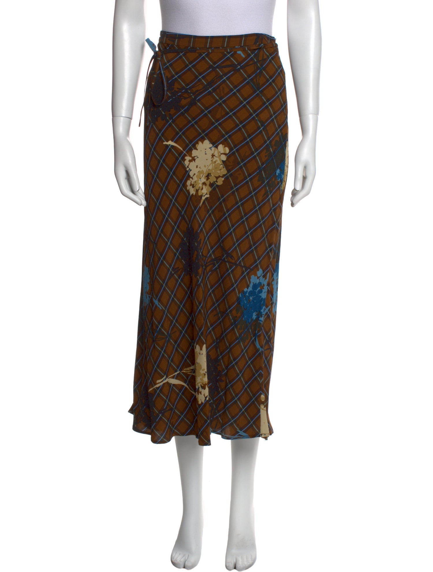 Rouje Printed Midi Length Skirt