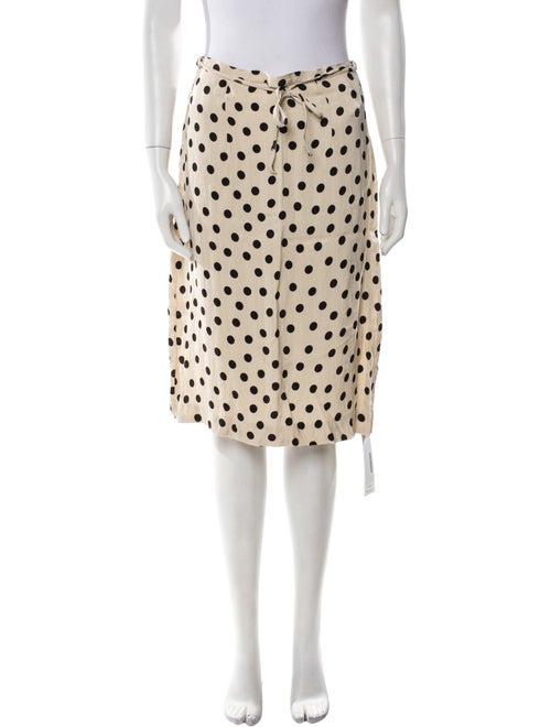 Rouje Polka Dot Print Knee-Length Skirt