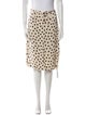 Rouje Polka Dot Print Knee-Length Skirt