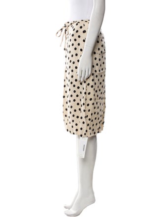 Rouje Polka Dot Print Knee-Length Skirt
