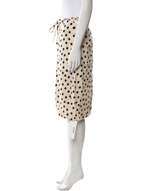 Rouje Polka Dot Print Knee-Length Skirt