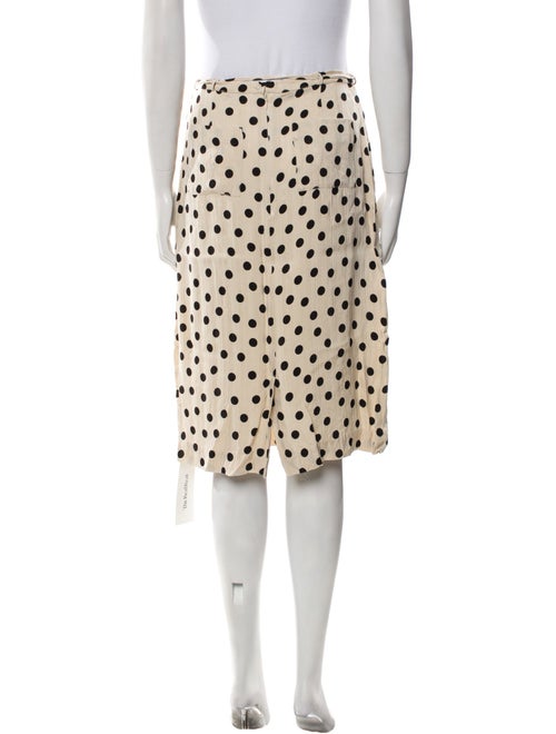 Rouje Polka Dot Print Knee-Length Skirt