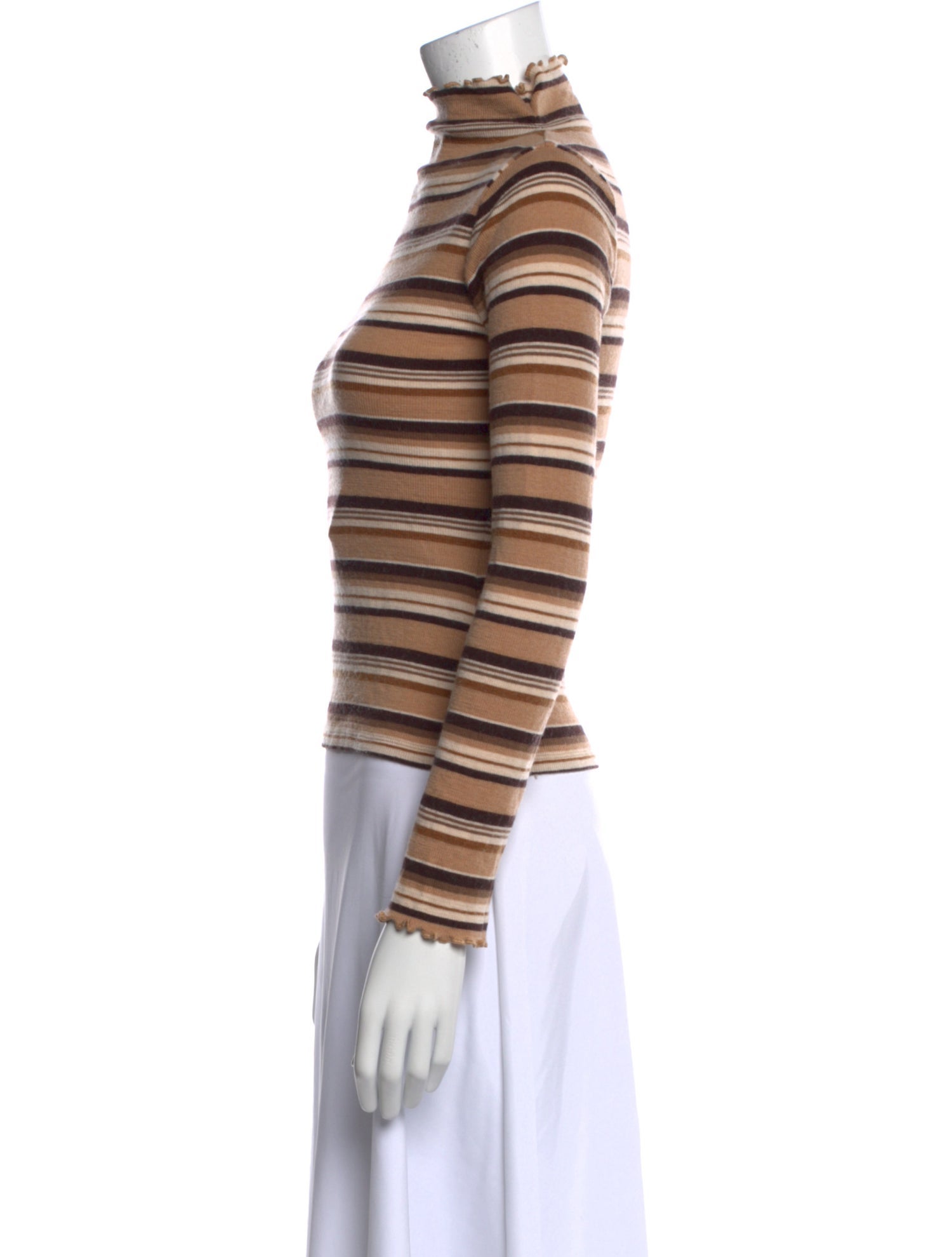 Rouje Striped Turtleneck Sweater