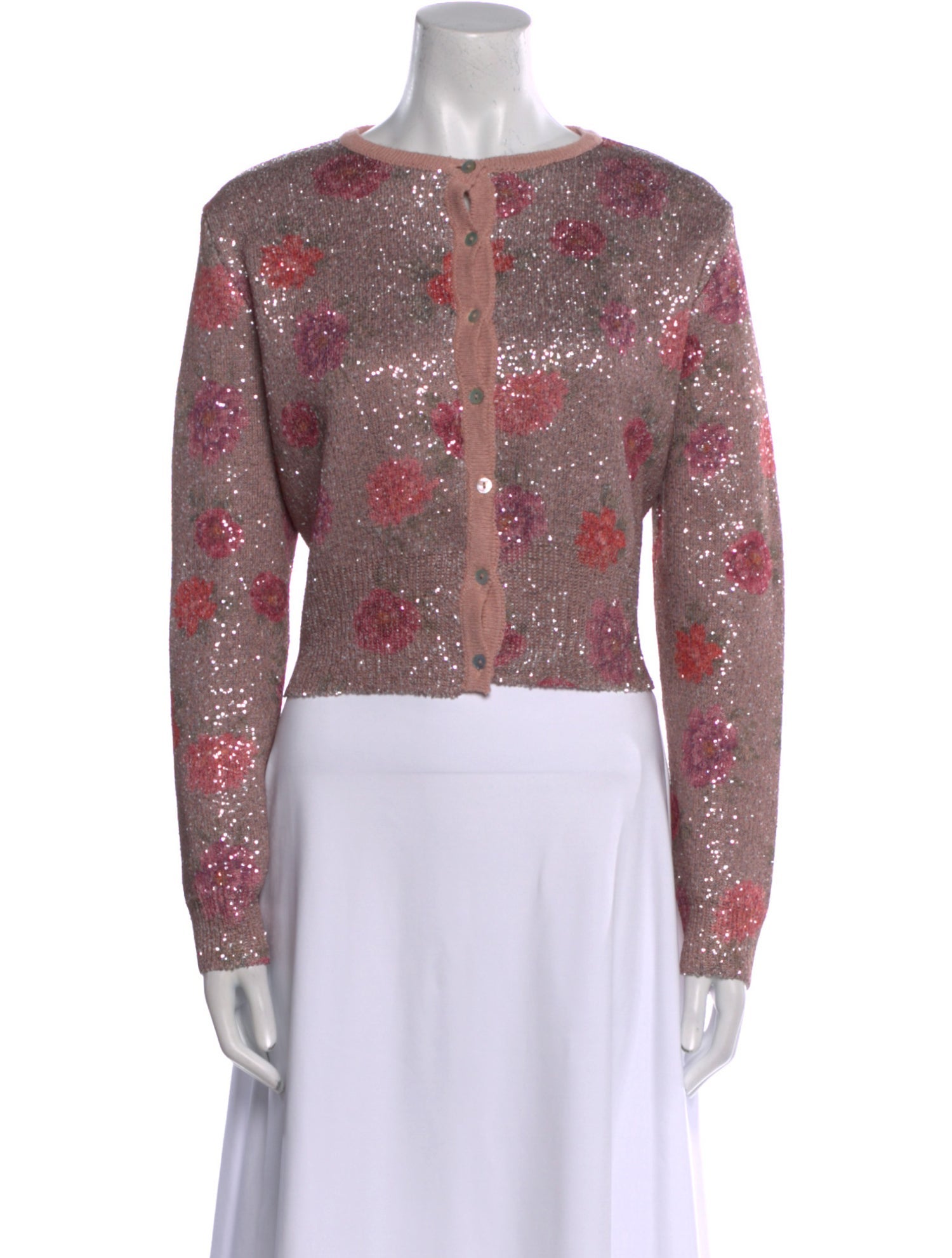 Rouje Printed Bateau Neckline Sweater