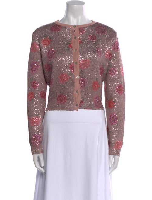 Rouje Printed Bateau Neckline Sweater