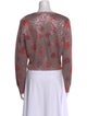 Rouje Printed Bateau Neckline Sweater