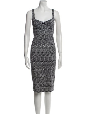 Rouje Printed Midi Length Dress