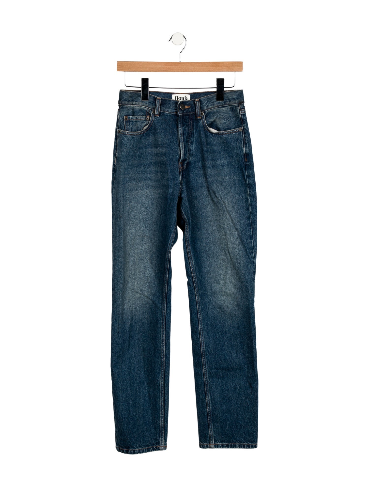 Rouje High-Rise Straight Leg Jeans