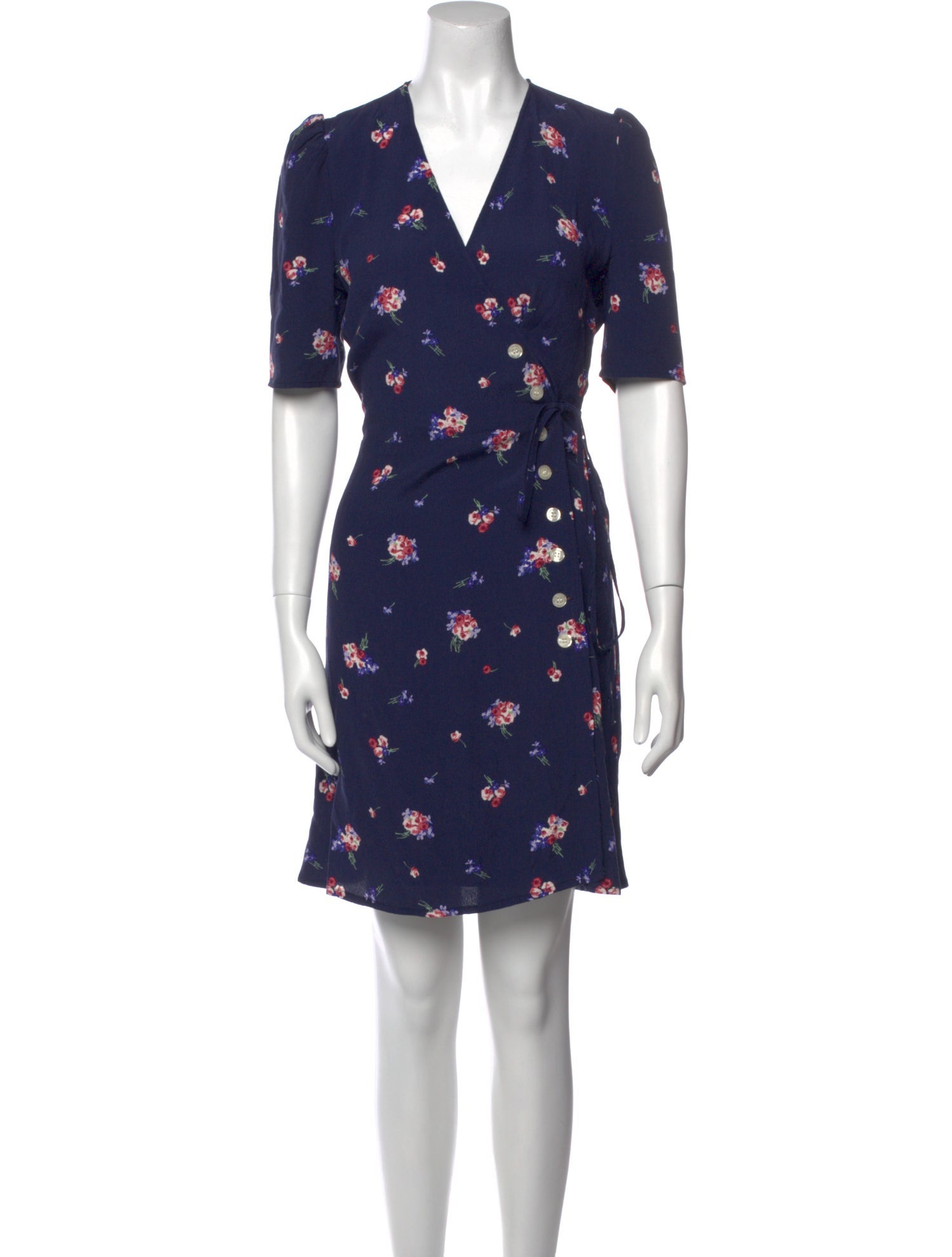 Rouje Floral Print Mini Dress