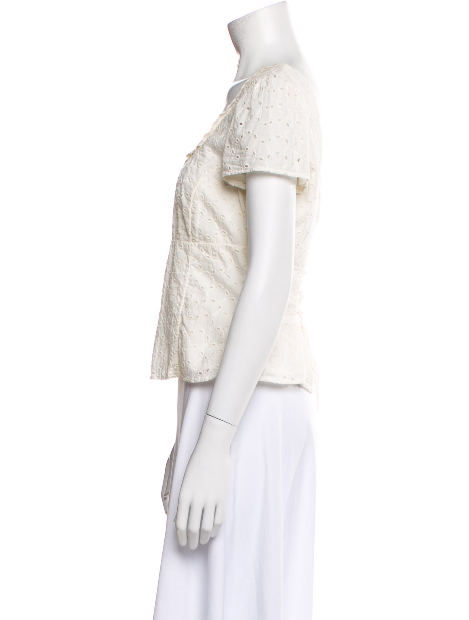 Rouje Scoop Neck Short Sleeve Top