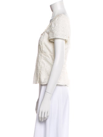 Rouje Scoop Neck Short Sleeve Top