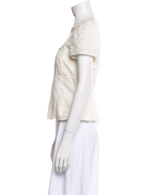 Rouje Scoop Neck Short Sleeve Top