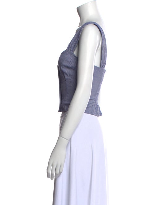 Rouje Square Neckline Sleeveless Crop Top