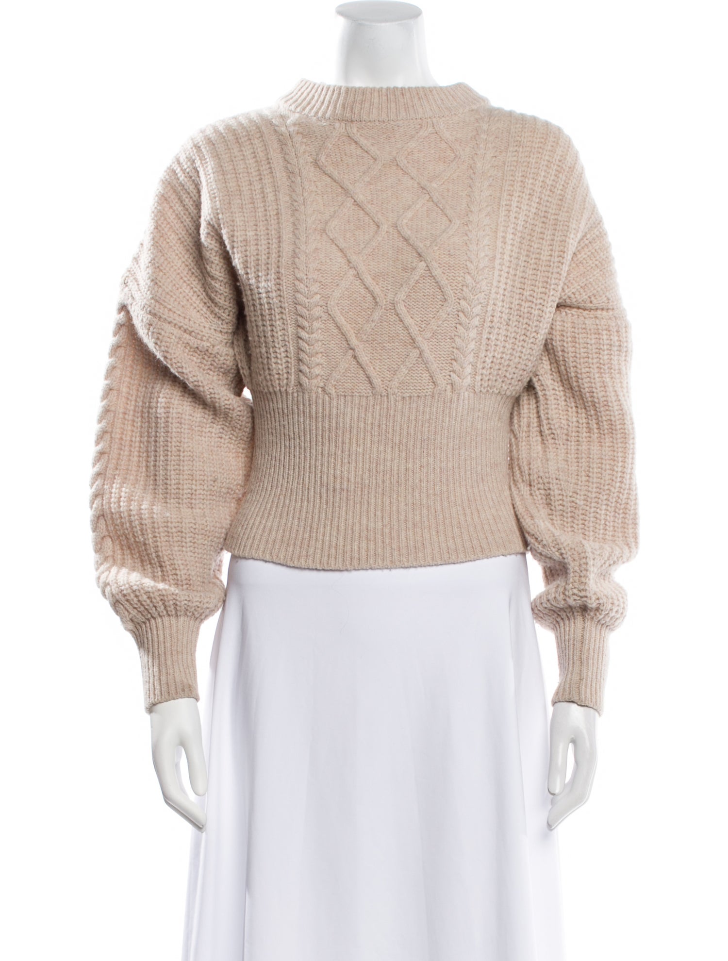 Rouje Virgin Wool Mock Neck Sweater