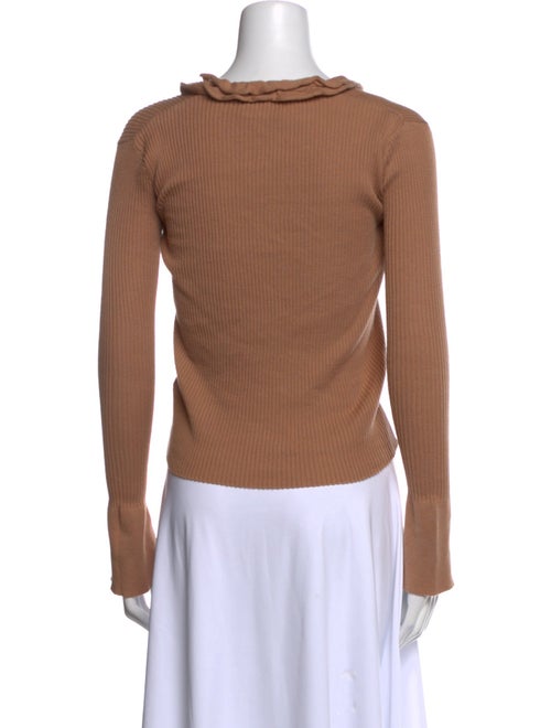 Rouje V-Neck Long Sleeve Crop Top