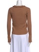 Rouje V-Neck Long Sleeve Crop Top