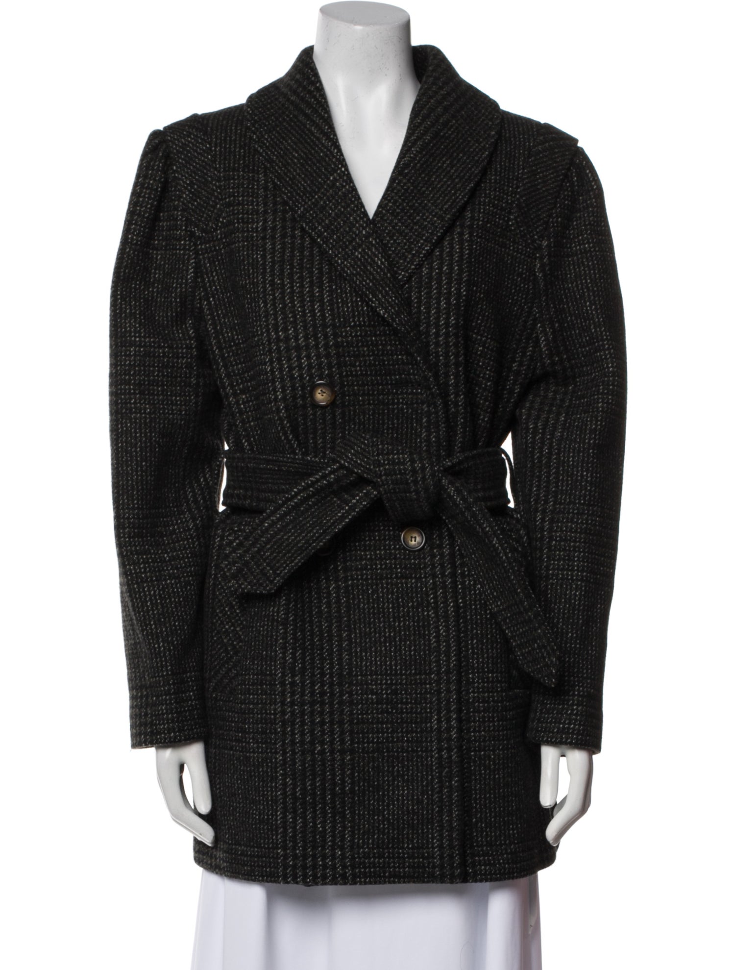 Rouje Wool Tweed Pattern Jacket