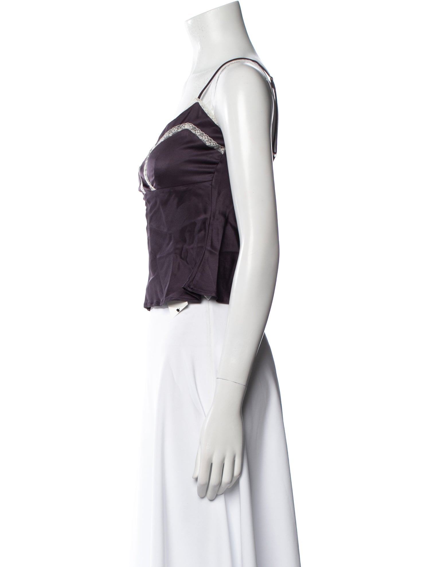 Rouje V-Neck Sleeveless Crop Top