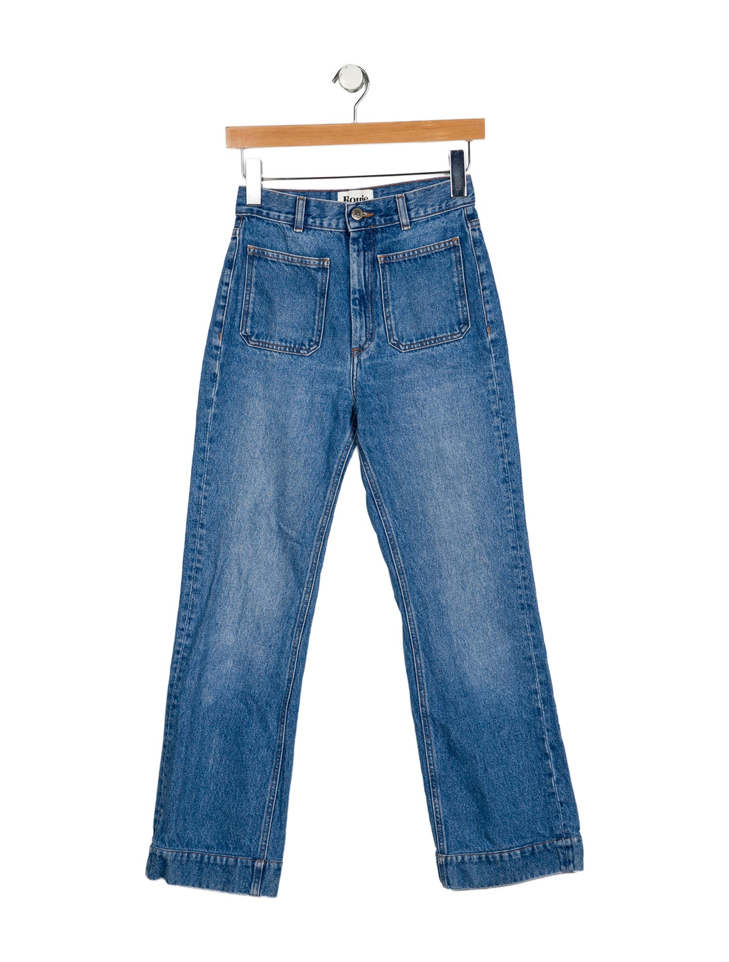 Rouje High-Rise Straight Leg Jeans