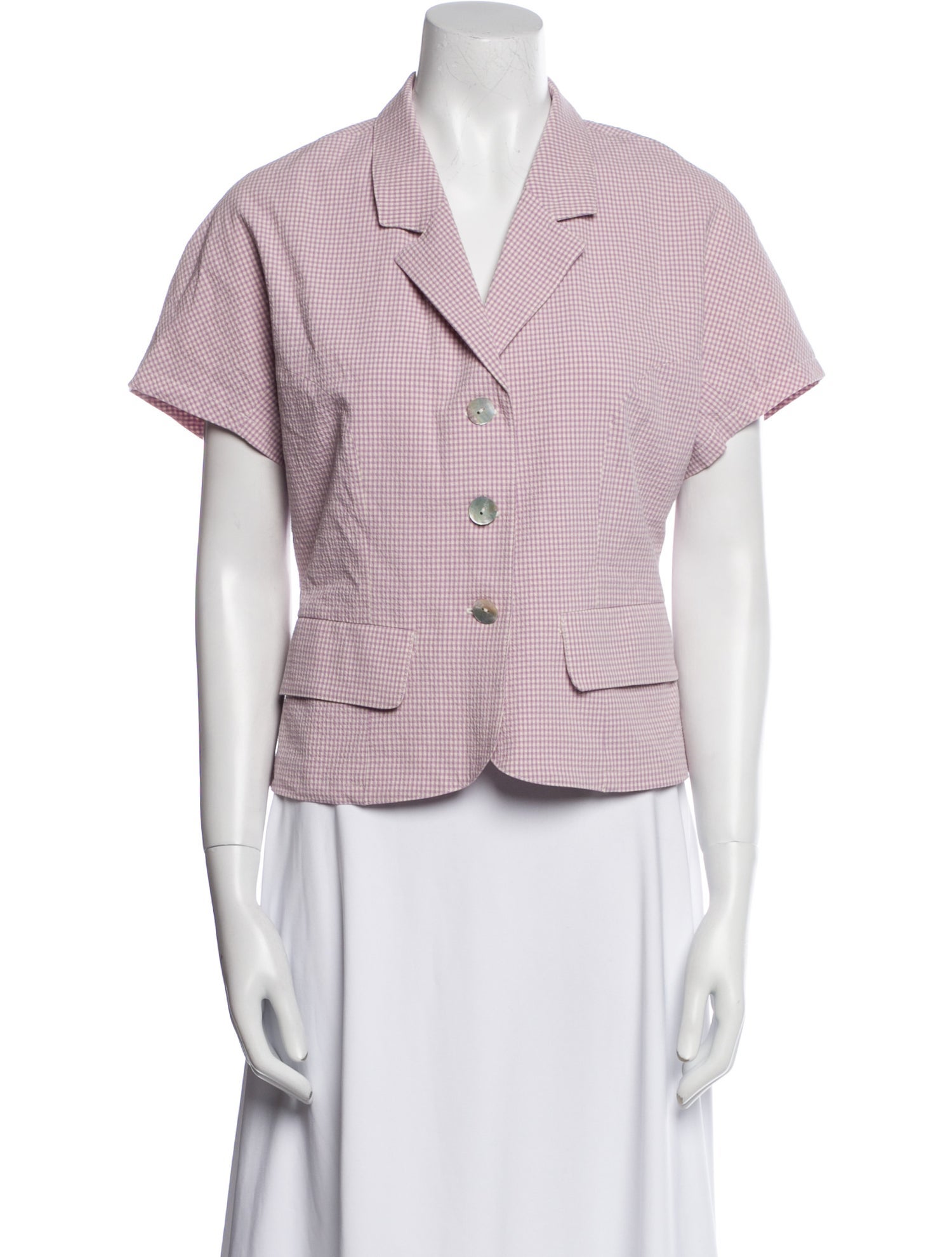 Rouje Plaid Print Vest