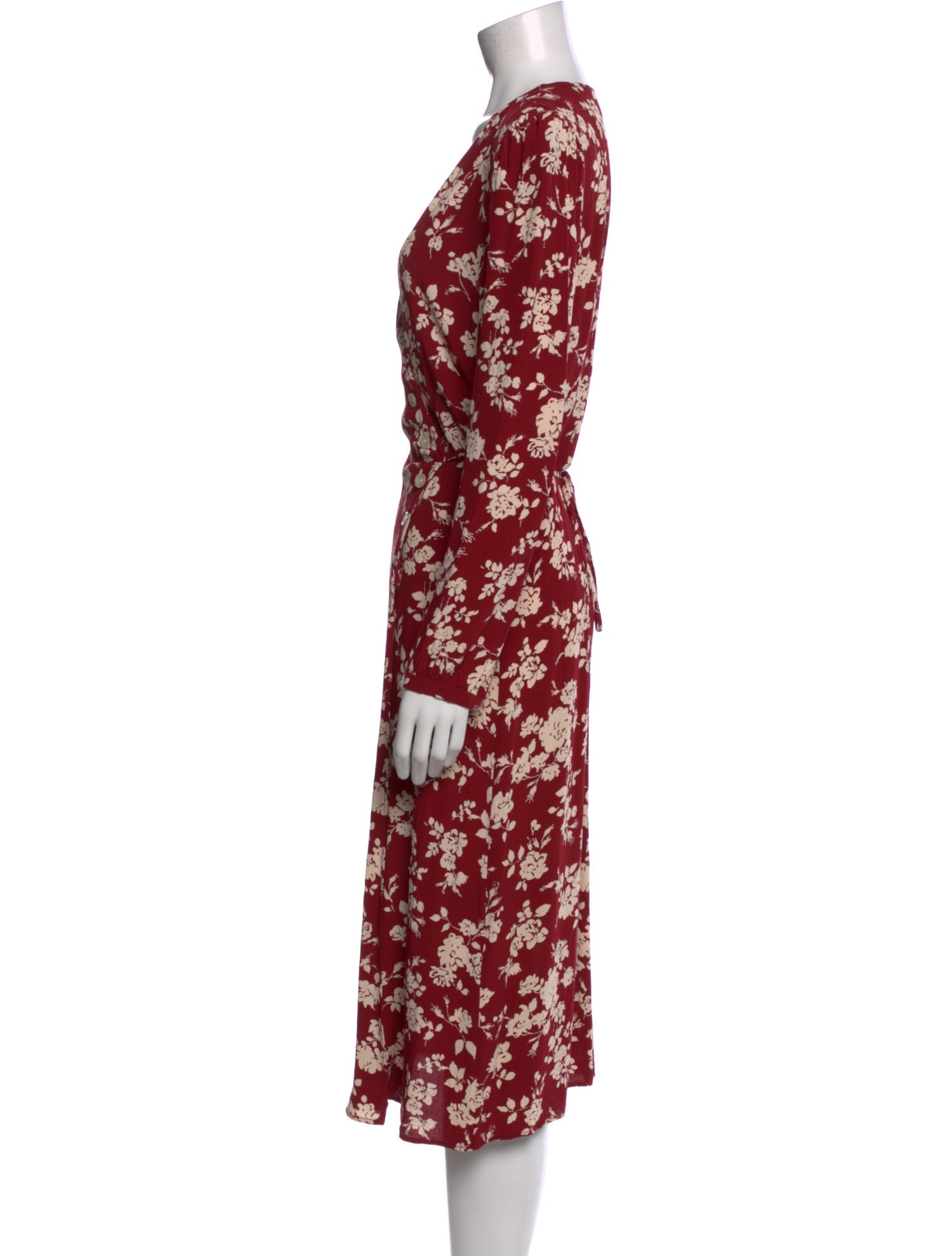 Rouje Floral Print Long Dress