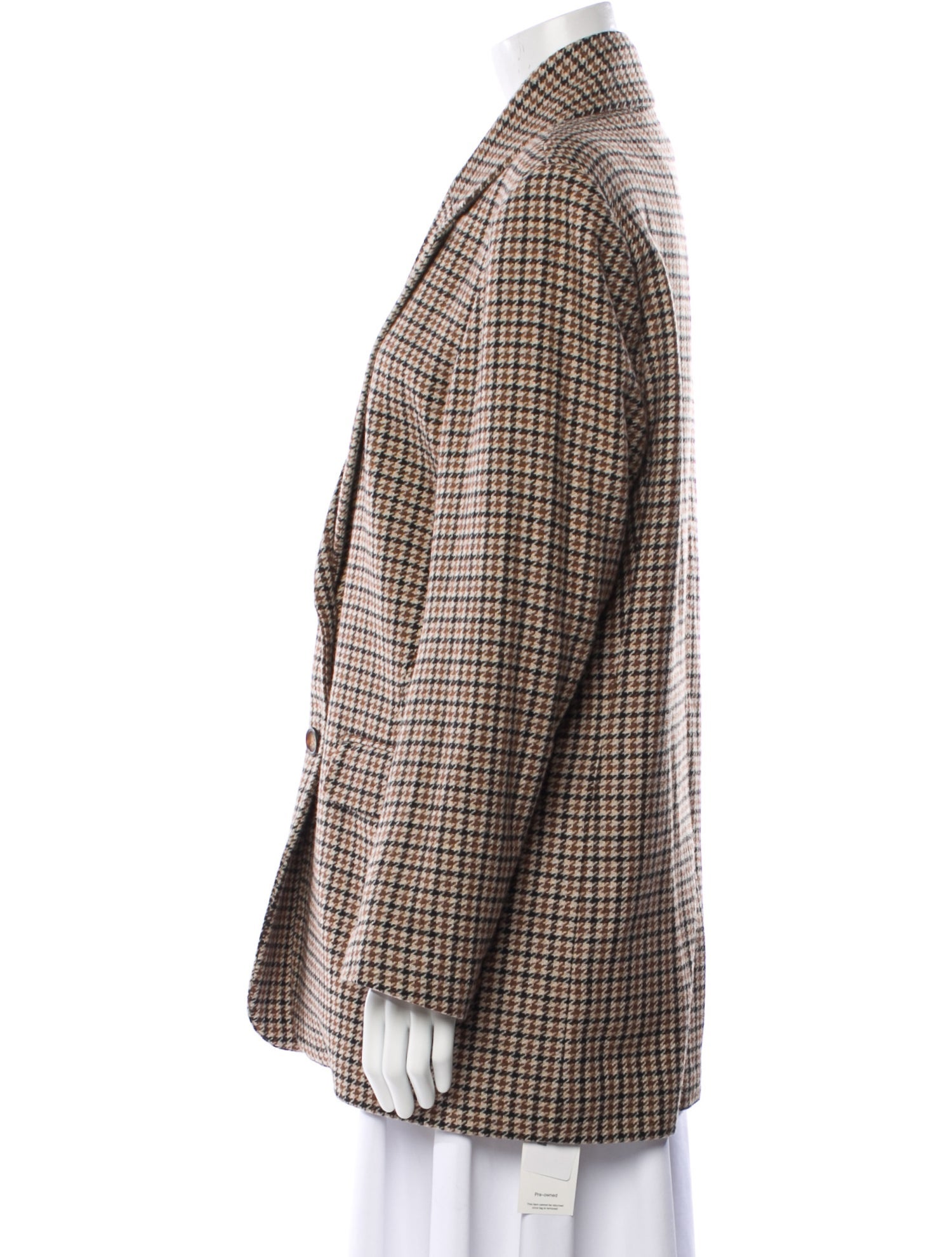 Rouje Houndstooth Print Blazer