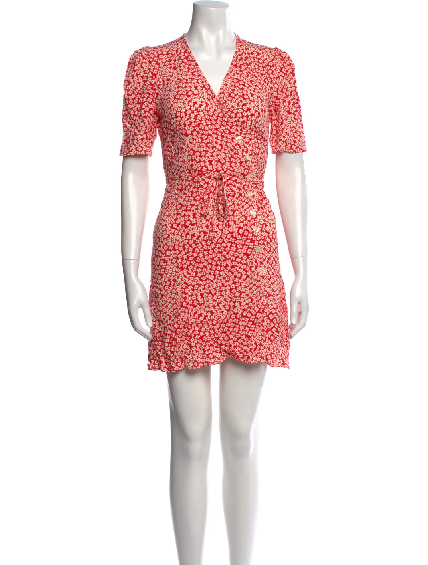Rouje Floral Print Mini Dress