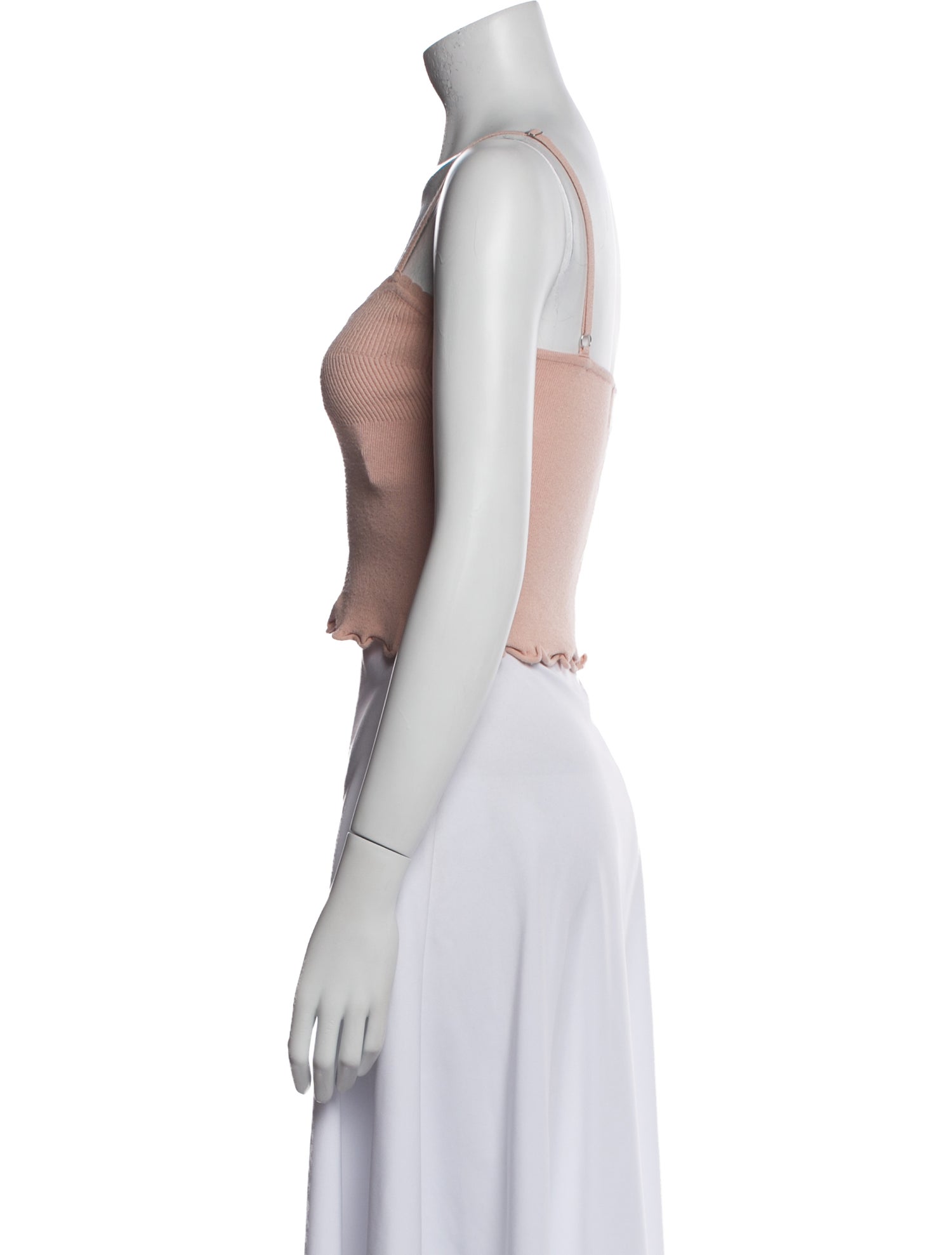 Rouje Square Neckline Sleeveless Crop Top