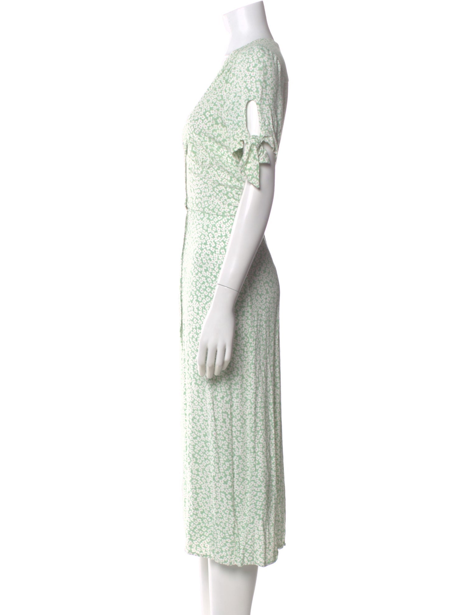 rouje dress green Floral Print Midi Length - Dresses, Clothing - WROUJ30768 * This item fits