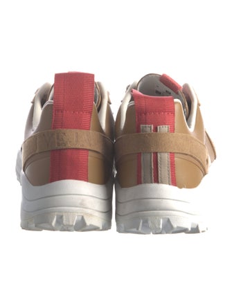 Rick Owens x Veja Leather Grosgrain Trim Sneakers