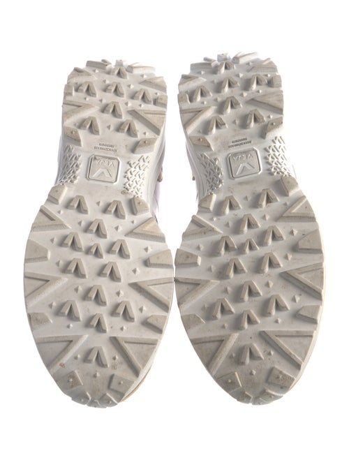 Rick Owens x Veja Leather Grosgrain Trim Sneakers