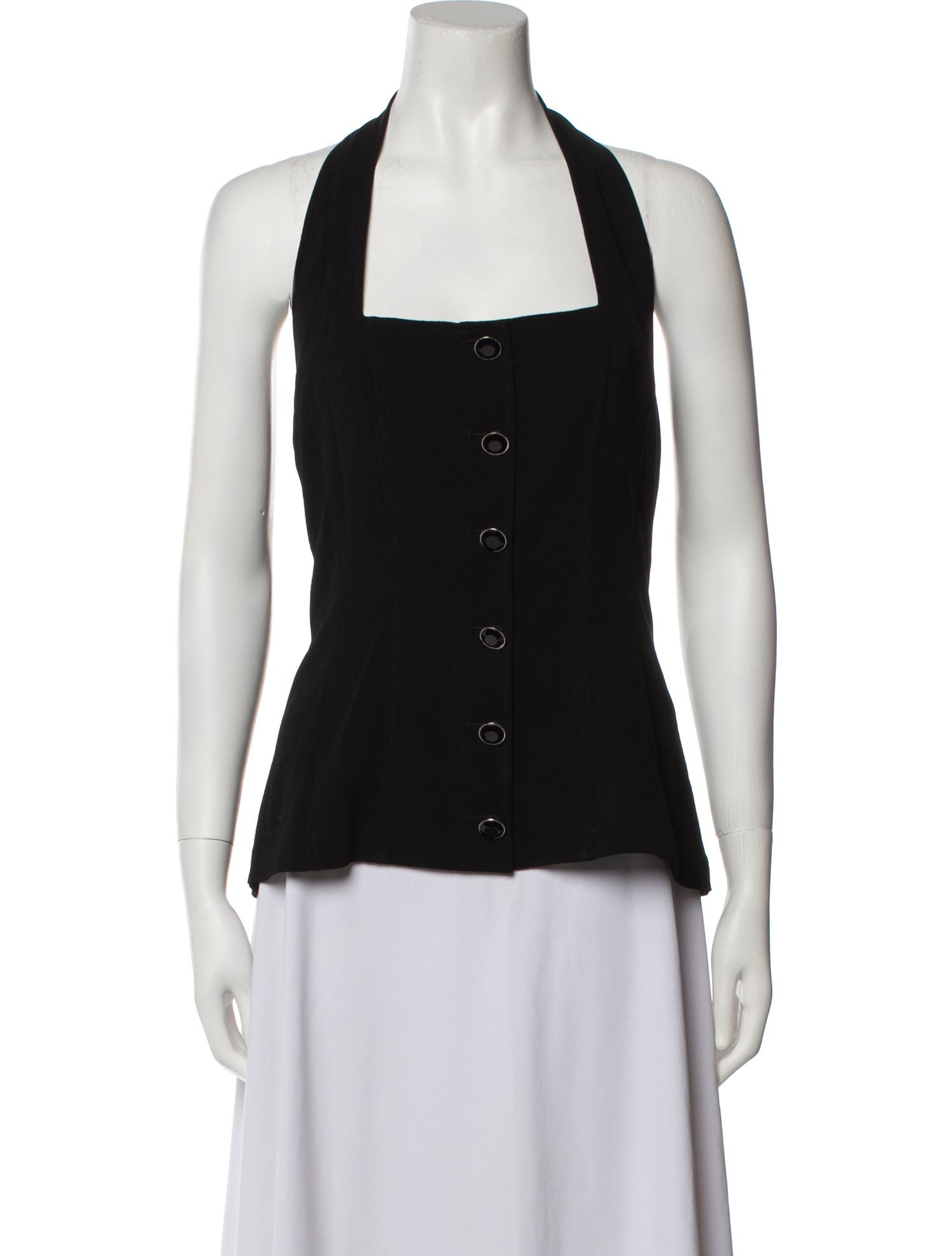 Royal Underground Square Neckline Sleeveless Top