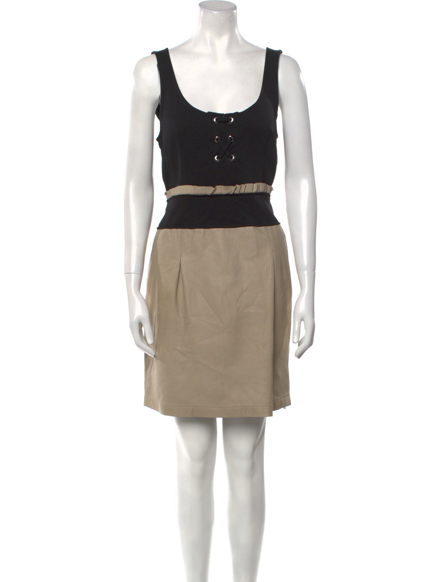 Royal Underground Leather Mini Dress