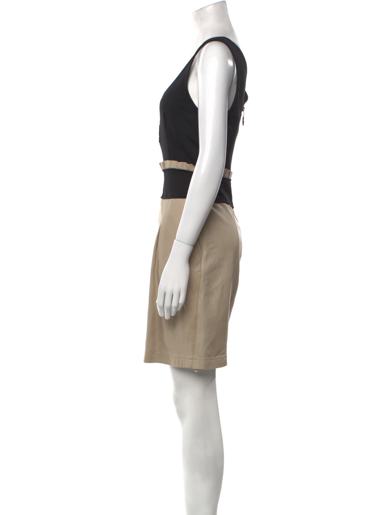 Royal Underground Leather Mini Dress