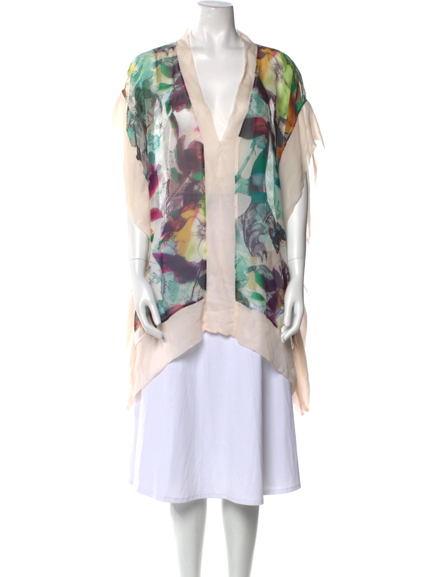 Royal Underground Silk Printed Tunic